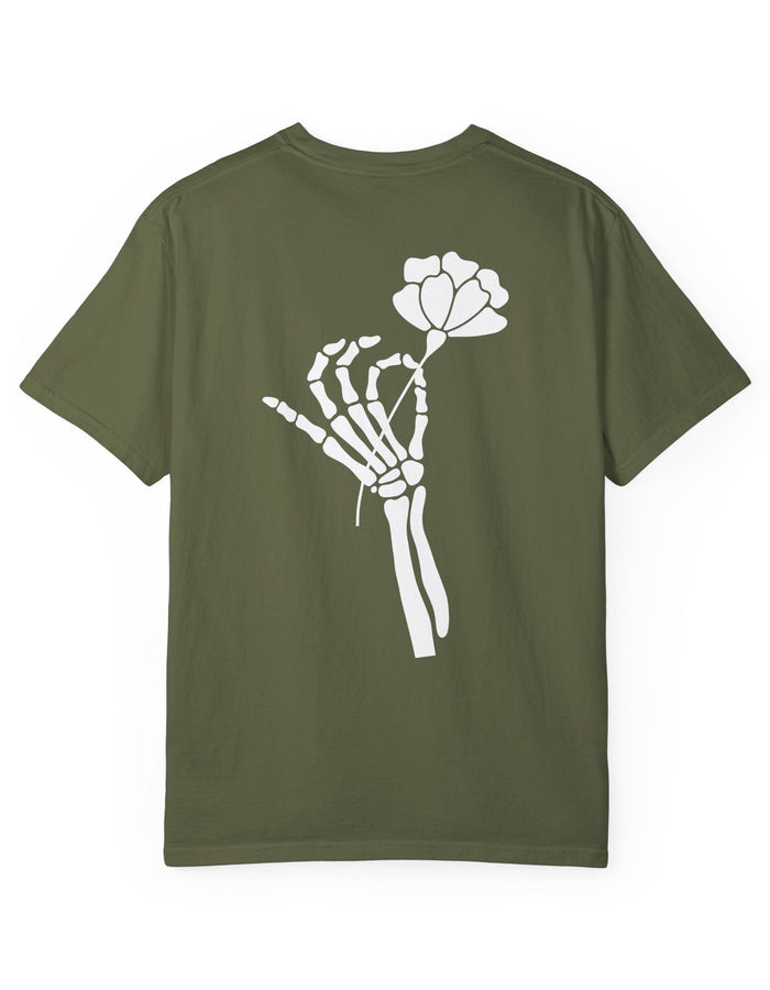 Skeleton Hand T-shirt  Floret + Foliage