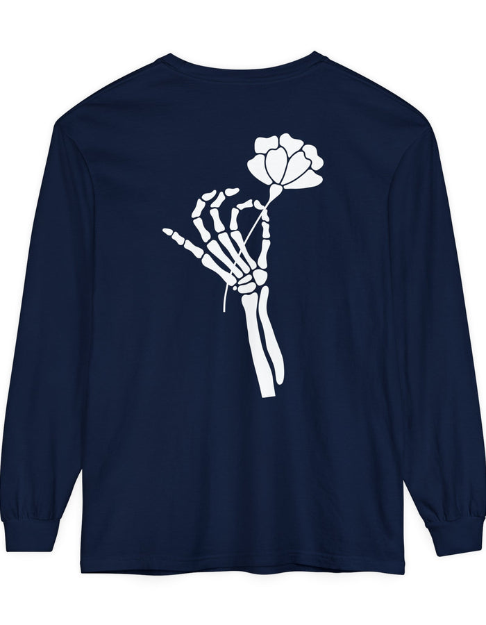 Skeleton Long Sleeve T-Shirt  Floret + Foliage