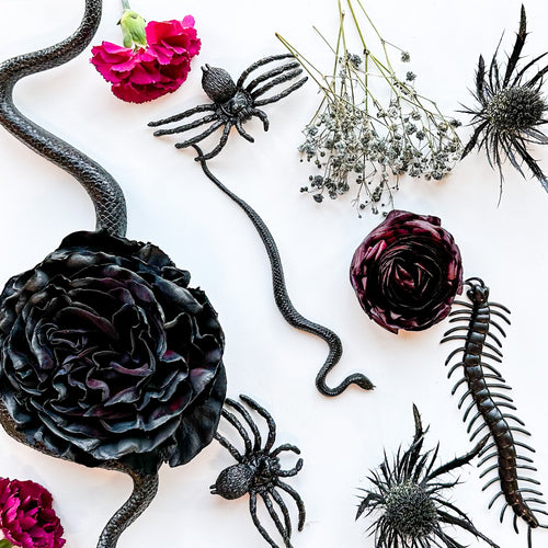 Spooky Halloween Flower Arrangements  Floret + Foliage