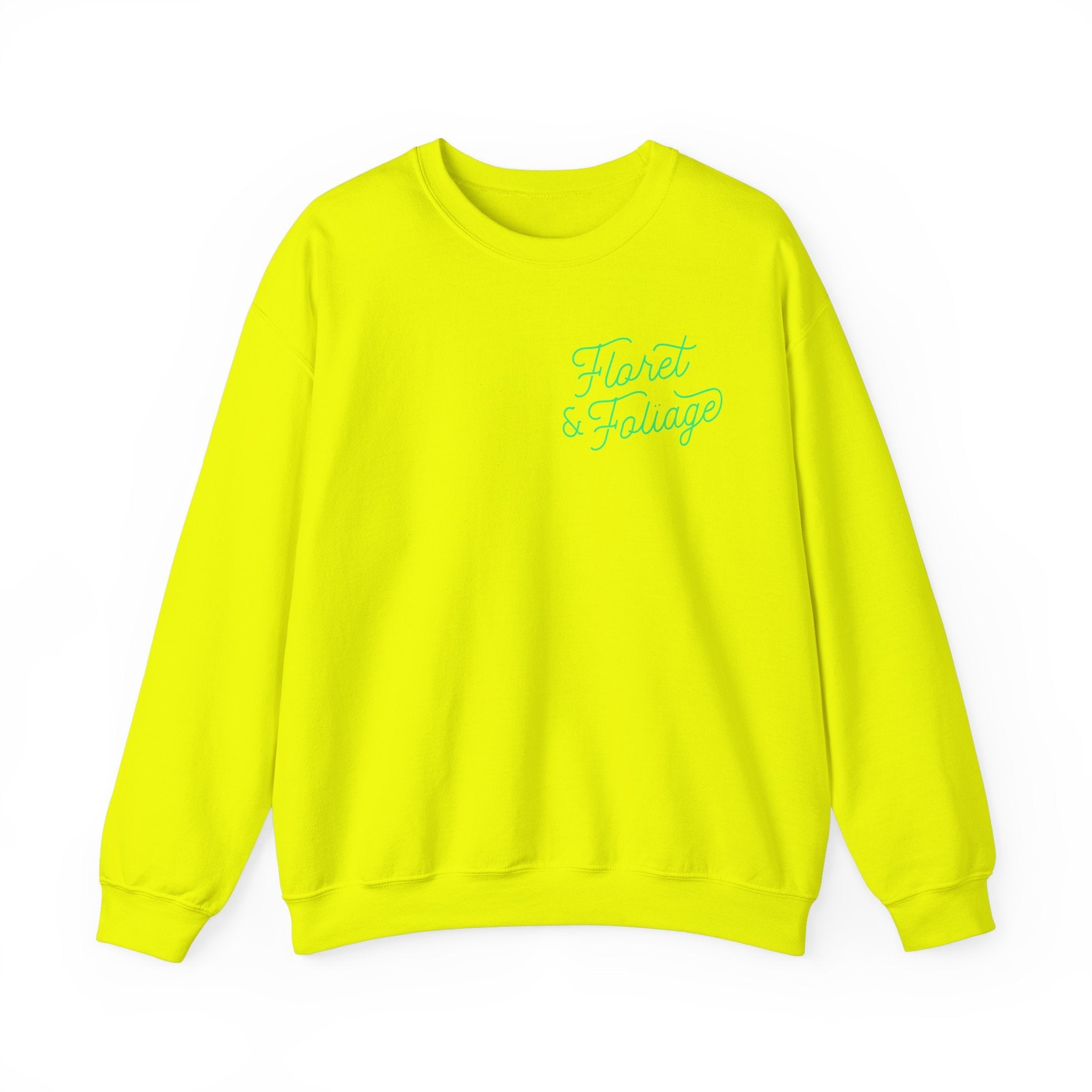 You Deserve Flowers Crewneck Sweatshirt - Green  Floret + Foliage