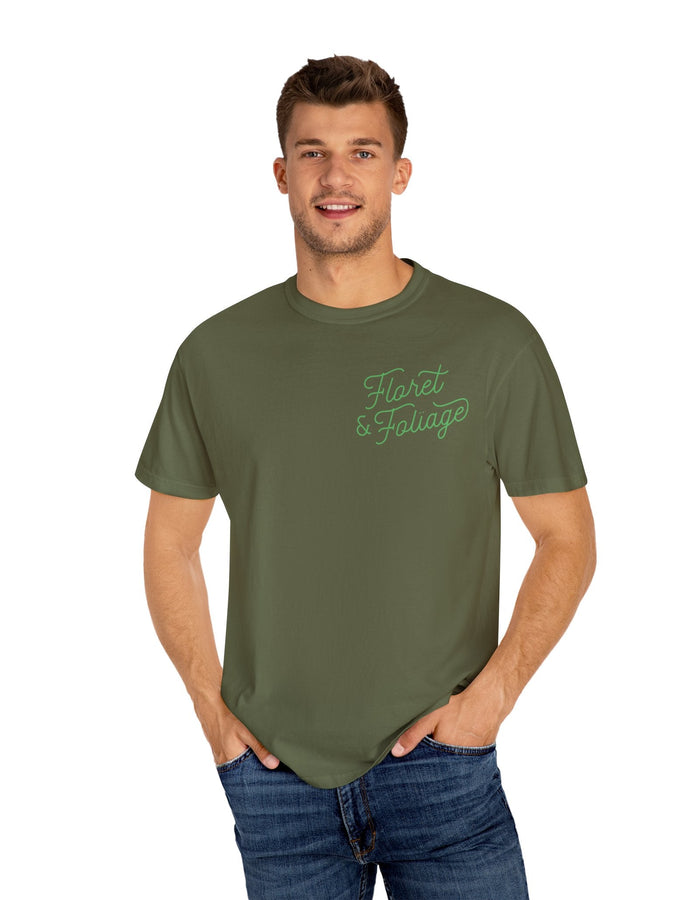 You Deserve Flowers - Green T-Shirt - Floret + Foliage Flower delivery in Fargo, North Dakota