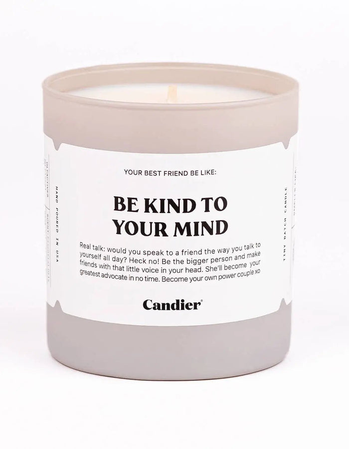 Be Kind To Your Mind Candle - Floret + Foliage Flower delivery in Fargo, North Dakota