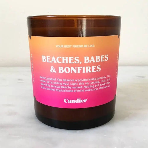 BEACHES, BABES CANDLE - Floret + Foliage Flower delivery in Fargo, North Dakota