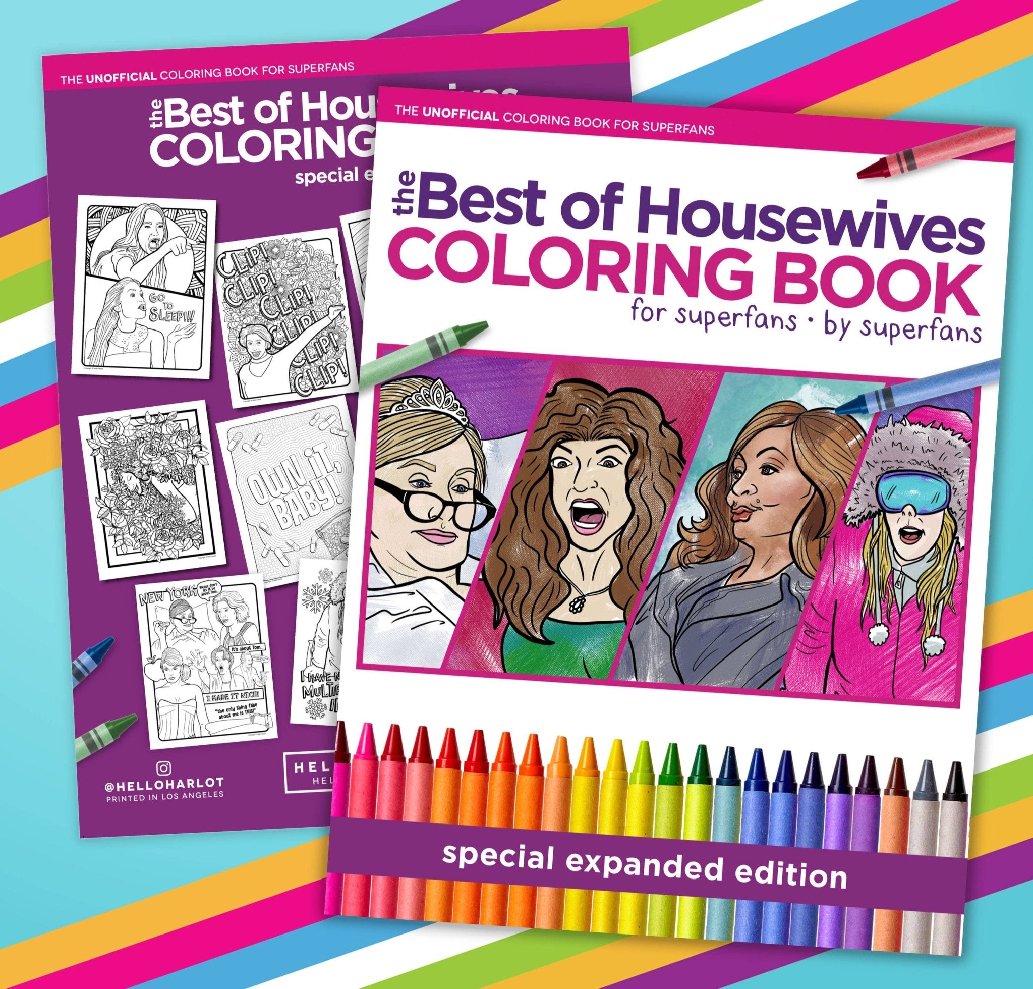 Best of Housewives Coloring Book Hello Harlot Floret + Foliage