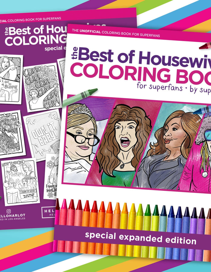 Best of Housewives Coloring Book Hello Harlot Floret + Foliage