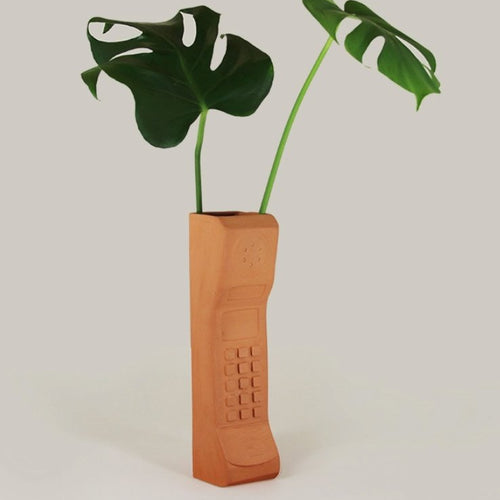 Brick Phone Vase Floret + Foliage Floret + Foliage