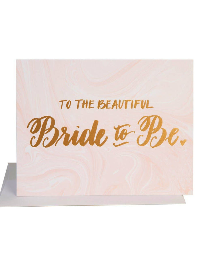 Bride To Be Wedding Card The Social Type Floret + Foliage