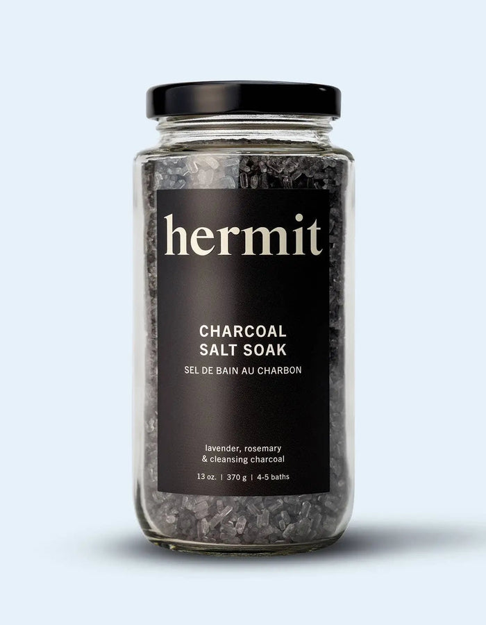 Charcoal Salt Soak Hermit Goods Floret + Foliage
