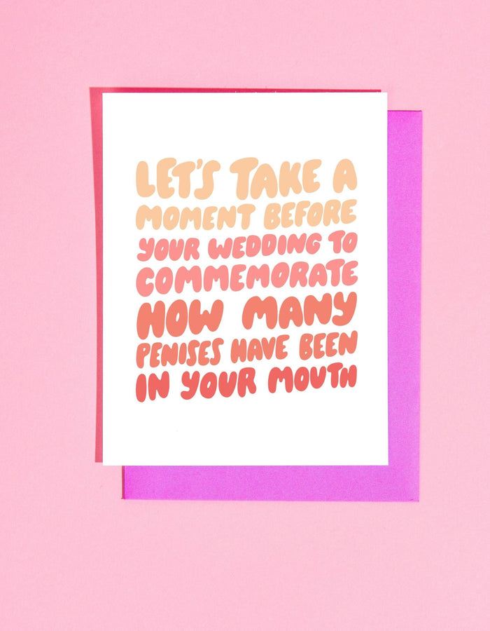 Commemorate Penises Engagement Greeting Card Your Gal Kiwi Floret + Foliage