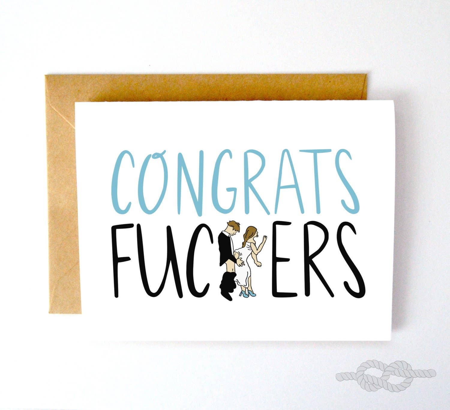 Congrats Fuc*ers Knotty Cards Floret + Foliage