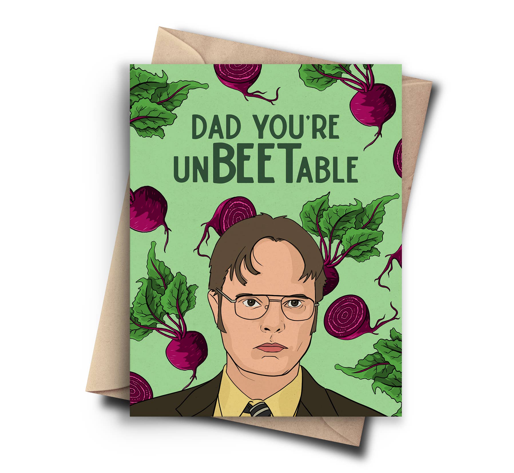 Dad Joke Funny Fathers Day Card - The Office Birthday Card Pop Cult Paper Floret + Foliage