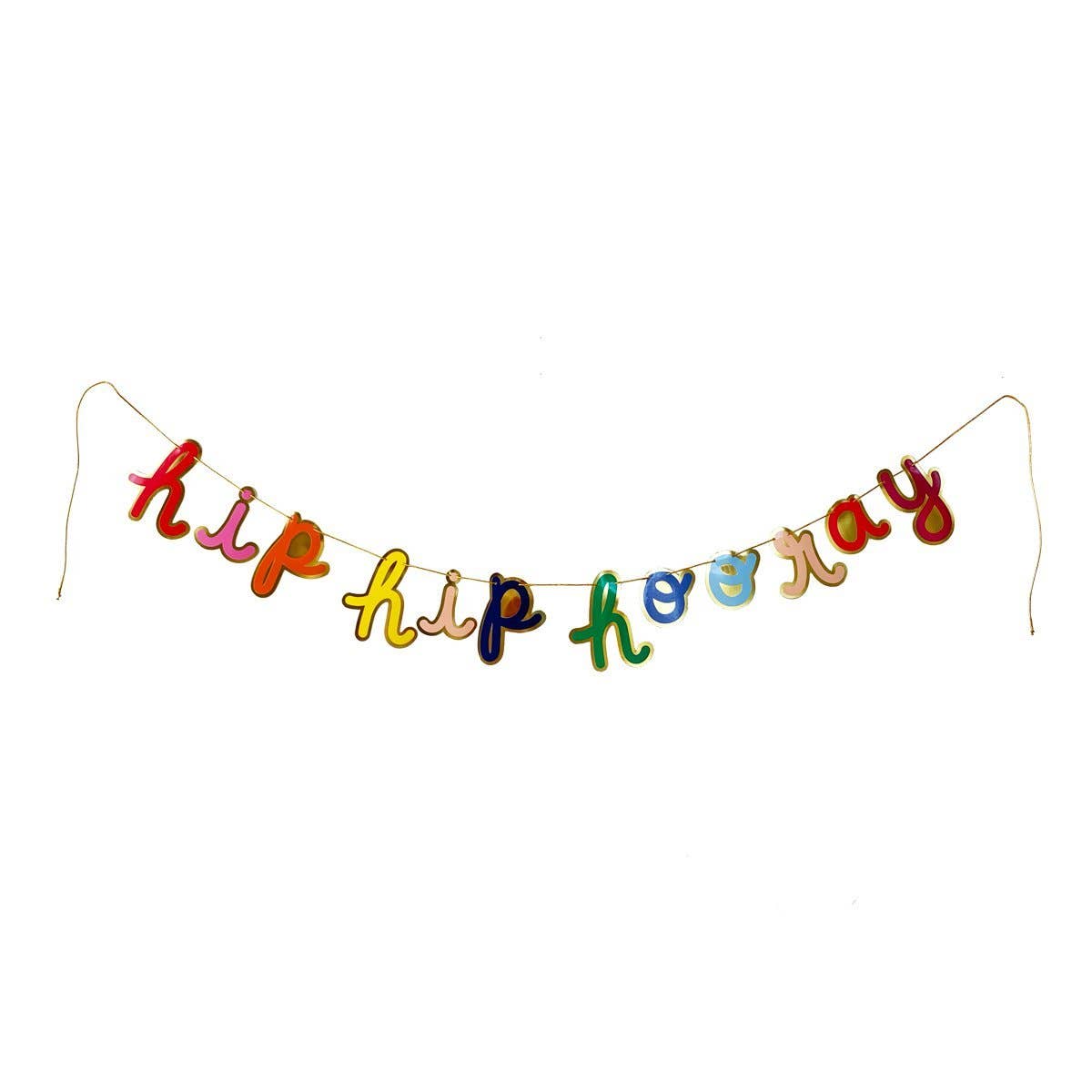 DRESS IT UP HIP HIP HOORAY PARTY BANNER Packed Party Floret + Foliage