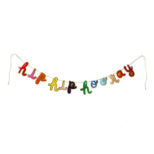 DRESS IT UP HIP HIP HOORAY PARTY BANNER Packed Party Floret + Foliage