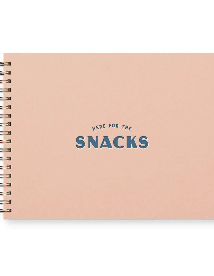 Here For The Snacks Meal Planner Ruff House Print Shop Floret + Foliage