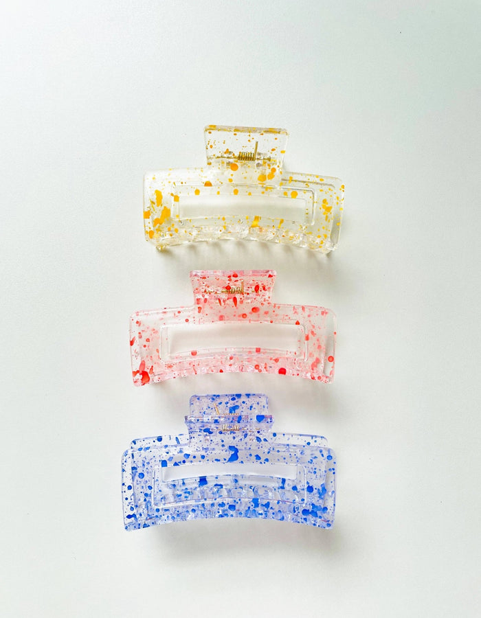 Hot Girl Summer Hair Claw Clips: Confetti The Wildflower Company Floret + Foliage