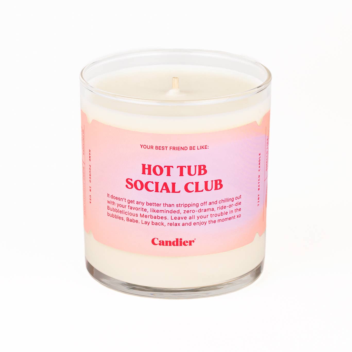 Hot Tub Social Candle Ryan Porter | Candier Floret + Foliage