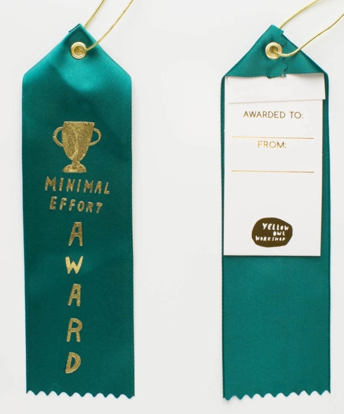Minimal Effort Award Award Ribbon - Floret + Foliage Flower delivery in Fargo, North Dakota