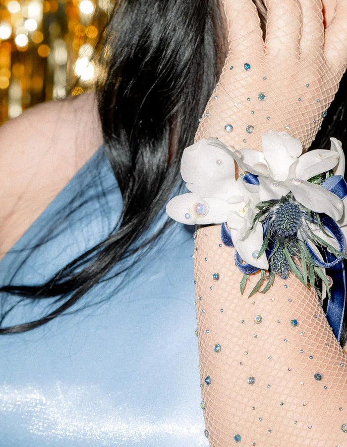 Orchid Arm Candy - Prom Wrist Corsage - Floret + Foliage Flower delivery in Fargo, North Dakota
