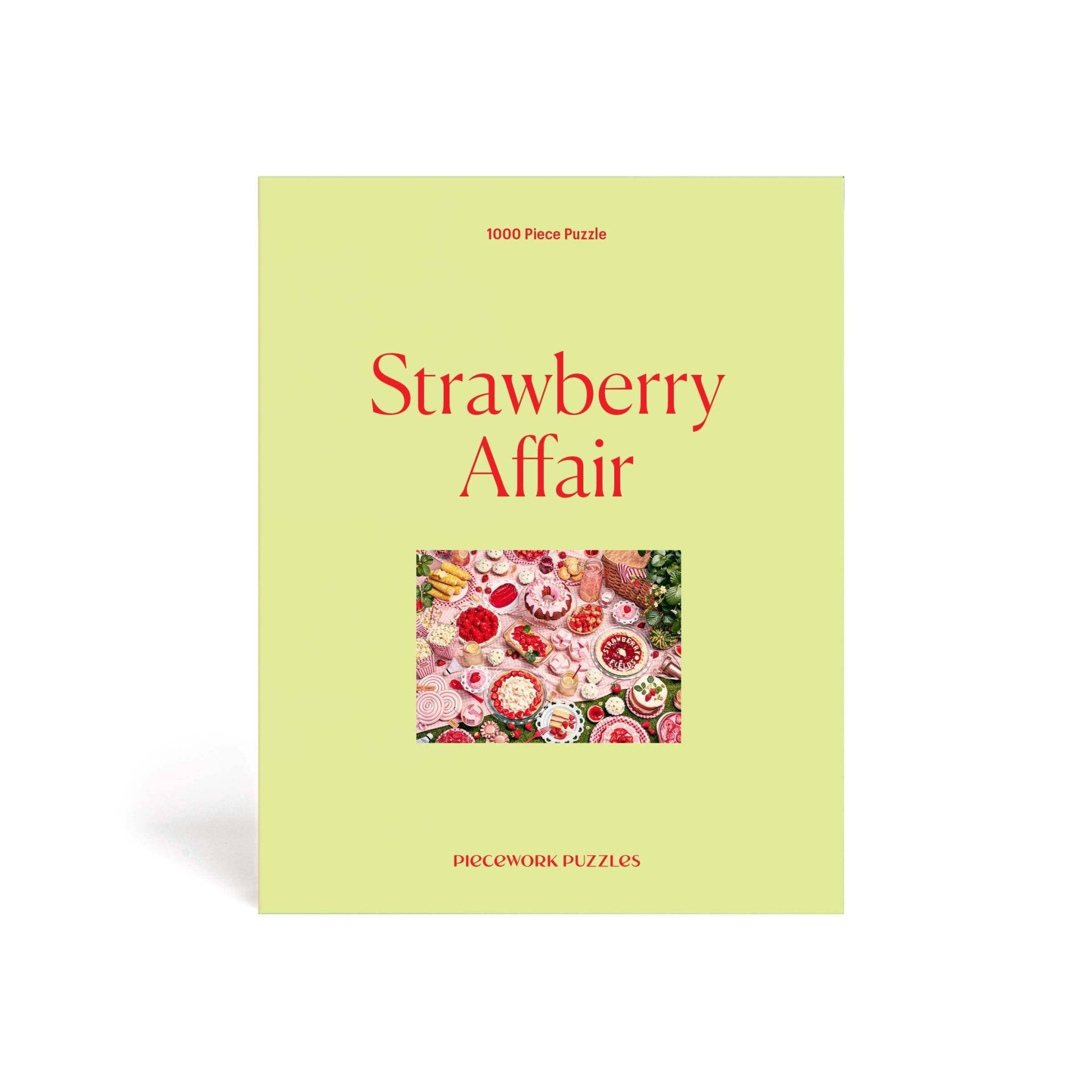 Strawberry Affair 1000 Piece Puzzle - Floret + Foliage Flower delivery in Fargo, North Dakota