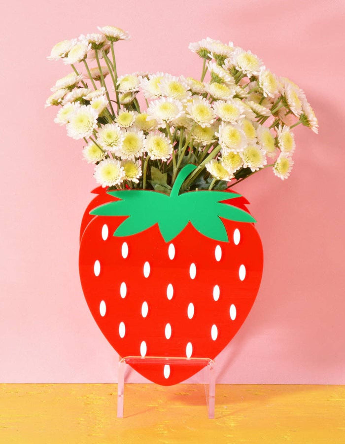 Strawberry Vase - Floret + Foliage Flower delivery in Fargo, North Dakota
